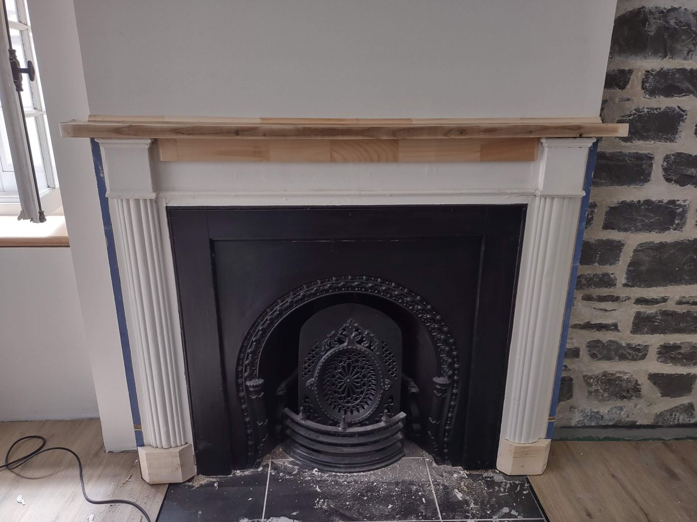 Rénovation — foyer et boiseries
